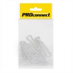 Дюбель-хомут 5-10 прямоуг. бел. (уп.10шт) PROCONNECT 07-4611-9 Дюбель-хомут 5-10 прямоуг. бел. (уп.10шт) PROCONNECT 07-4611-9