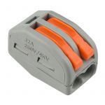 Клемма строительно-монтажная СМК 222-412 2-проводная 0.08-2.5/4кв.мм сер. (уп.50шт) Rexant 07-5252-4 Клемма строительно-монтажная СМК 222-412 2-проводная 0.08-2.5/4кв.мм сер. (уп.50шт) Rexant 07-5252-4