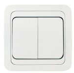 Выключатель 2-кл. СП Mimoza 10А IP20 бел./бел. Makel 12003 Выключатель 2-кл. СП Mimoza 10А IP20 бел./бел. Makel 12003