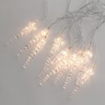 Гирлянда светодиодная "Айсикл" (бахрома) "Сосульки" 1.5х0.25м 10LED тепл. бел. 0.51Вт IP20 провод прозр. Neon-Night 303-067 Гирлянда светодиодная "Айсикл" (бахрома) "Сосульки" 1.5х0.25м 10LED тепл. бел. 0.51Вт IP20 провод прозр. Neon-Night 303-067