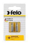 Бита крестовая Industrial PH 2х25 (блист.2шт) FELO 02202036 Бита крестовая Industrial PH 2х25 (блист.2шт) FELO 02202036
