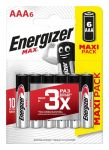 Элемент питания алкалиновый MAX LR03/286 BL6 (6/72/15552) (блист.6шт) Energizer E301532701 Элемент питания алкалиновый MAX LR03/286 BL6 (6/72/15552) (блист.6шт) Energizer E301532701