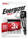 Элемент питания алкалиновый MAX LR03/286 BL4 (2/24/10800) (блист.4шт) Energizer E300157304 Элемент питания алкалиновый MAX LR03/286 BL4 (2/24/10800) (блист.4шт) Energizer E300157304