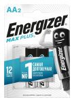 Элемент питания алкалиновый Max Plus LR6/316 BL2 (2/24) (блист.2шт) Energizer E301323102 Элемент питания алкалиновый Max Plus LR6/316 BL2 (2/24) (блист.2шт) Energizer E301323102