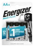 Элемент питания алкалиновый Max Plus LR6/316 BL4 (4/96) (блист.4шт) Energizer E301325004 Элемент питания алкалиновый Max Plus LR6/316 BL4 (4/96) (блист.4шт) Energizer E301325004