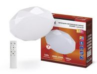 Светильник светодиодный COMFORT DIAMOND 120Вт 230В 3000-6500К 9600лм 500х80мм с пультом ДУ IN HOME 4690612035055 Светильник светодиодный COMFORT DIAMOND 120Вт 230В 3000-6500К 9600лм 500х80мм с пультом ДУ IN HOME 4690612035055