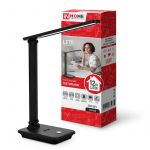 Светильник настольный светодиодный ССО 06Ч 12Вт 3000-6500К 600лм сенсор-диммер с подставкой под телефон с адаптером черн. IN HOME 4690612036526 Светильник настольный светодиодный ССО 06Ч 12Вт 3000-6500К 600лм сенсор-диммер с подставкой под телефон с адаптером черн. IN HOME 4690612036526