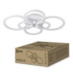 Светильник светодиодный ELEGANT BLISS-120W 120Вт 230В 3000-4000-6500К 8400лм 780х550х130мм с пультом ДУ IN HOME 4690612035468 Светильник светодиодный ELEGANT BLISS-120W 120Вт 230В 3000-4000-6500К 8400лм 780х550х130мм с пультом ДУ IN HOME 4690612035468
