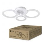 Светильник светодиодный ELEGANT BLISS-90W 90Вт 230В 3000-4000-6500К 7000лм 610х400х130мм с пультом ДУ IN HOME 4690612035444 Светильник светодиодный ELEGANT BLISS-90W 90Вт 230В 3000-4000-6500К 7000лм 610х400х130мм с пультом ДУ IN HOME 4690612035444