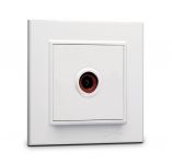 Розетка телевизионная проходная TV 1-м СП Karea IP20 6дБ бел. Makel 56001007 Розетка телевизионная проходная TV 1-м СП Karea IP20 6дБ бел. Makel 56001007