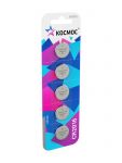 Элемент питания литиевый CR2016 5хBL (блист.5шт) КОСМОС KOC20165BL Элемент питания литиевый CR2016 5хBL (блист.5шт) КОСМОС KOC20165BL