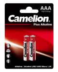 Элемент питания алкалиновый AAA/LR03 1.5В Plus Alkaline LR03-BP2 BL-2 (блист.2шт) Camelion 1651 Элемент питания алкалиновый AAA/LR03 1.5В Plus Alkaline LR03-BP2 BL-2 (блист.2шт) Camelion 1651