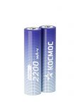 Аккумулятор 18650 Li-ion 2200мА.ч без защиты (уп.2шт) КОСМОС KOC18650Li-ion22US2 Аккумулятор 18650 Li-ion 2200мА.ч без защиты (уп.2шт) КОСМОС KOC18650Li-ion22US2