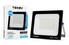 Прожектор светодиодный 50Вт 3400лм 6500К IP65 черн. (TKL) TOKOV ELECTRIC TKL-FL/LED-50-6.5K-IP65 Прожектор светодиодный 50Вт 3400лм 6500К IP65 черн. (TKL) TOKOV ELECTRIC TKL-FL/LED-50-6.5K-IP65