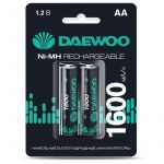 Аккумулятор AA/HR6 1.2В NI-MH 1600мА.ч BL-2 (уп.2шт) DAEWOO 5043206 Аккумулятор AA/HR6 1.2В NI-MH 1600мА.ч BL-2 (уп.2шт) DAEWOO 5043206