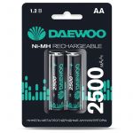Аккумулятор AA/HR6 1.2В NI-MH 2500мА.ч BL-2 (уп.2шт) DAEWOO 5043268 Аккумулятор AA/HR6 1.2В NI-MH 2500мА.ч BL-2 (уп.2шт) DAEWOO 5043268