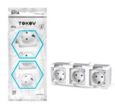 Розетка 3-м ОП Dita 16А IP54 250В с заземл. с прозр. крышкой бел.TOKOV ELECTRIC TKL-DT-R3Z-C01T-IP54 Розетка 3-м ОП Dita 16А IP54 250В с заземл. с прозр. крышкой бел.TOKOV ELECTRIC TKL-DT-R3Z-C01T-IP54