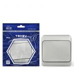 Выключатель 1-кл. ОП Nix 10А IP54 250В сер. TOKOV ELECTRIC TKE-NX-V1-C06-IP54 Выключатель 1-кл. ОП Nix 10А IP54 250В сер. TOKOV ELECTRIC TKE-NX-V1-C06-IP54