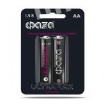 Элемент питания алкалиновый AA/LR6 1.5В Ultra Max LR6UM-B2 BL-2 (уп.2шт) ФАZА 5042995 Элемент питания алкалиновый AA/LR6 1.5В Ultra Max LR6UM-B2 BL-2 (уп.2шт) ФАZА 5042995