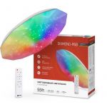 Светильник светодиодный COMFORT DIAMOND-RGB 55Вт 230В 3000-6500К 4400лм 385х75мм с пультом ДУ IN HOME 4690612044576 Светильник светодиодный COMFORT DIAMOND-RGB 55Вт 230В 3000-6500К 4400лм 385х75мм с пультом ДУ IN HOME 4690612044576