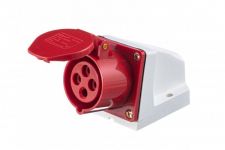 Розетка стационарная ОП 114 РС-102 16А 3P+PE 380В IP44 DEKraft 26029DEK Розетка стационарная ОП 114 РС-102 16А 3P+PE 380В IP44 DEKraft 26029DEK