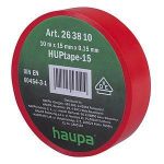 Изолента ПВХ 19мм (рул.20м) красн. HAUPA 263852 Изолента ПВХ 19мм (рул.20м) красн. HAUPA 263852