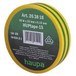 Изолента ПВХ 19мм (рул.20м) d74мм желто-зел. HAUPA 263860 Изолента ПВХ 19мм (рул.20м) d74мм желто-зел. HAUPA 263860