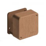 Коробка распределительная ОП 79х79х32мм IP40 бук (светл. основа) Ruvinil 65004-38М Коробка распределительная ОП 79х79х32мм IP40 бук (светл. основа) Ruvinil 65004-38М