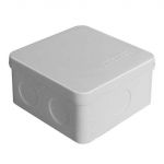 Коробка распределительная ОП 84х84х45мм IP54 7 выходов без гермовводов крышка защелкивающаяся сер. Epplast 125102 Коробка распределительная ОП 84х84х45мм IP54 7 выходов без гермовводов крышка защелкивающаяся сер. Epplast 125102
