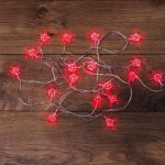Гирлянда светодиодная "Звездочки" 2.8м 20LED красн. 4Вт IP20 Neon-Night 303-034 Гирлянда светодиодная "Звездочки" 2.8м 20LED красн. 4Вт IP20 Neon-Night 303-034
