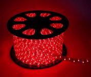 Шнур светодиодный Дюралайт 3W 3.4Вт/м IP65 220В d13мм свечение с динамикой красн. (уп.100м) КОСМОС KOC-DL-3W13-R Шнур светодиодный Дюралайт 3W 3.4Вт/м IP65 220В d13мм свечение с динамикой красн. (уп.100м) КОСМОС KOC-DL-3W13-R