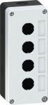 Корпус кнопочного поста пластиковый серый на 4 места PW Корпус кнопочного поста пластиковый серый на 4 места PW