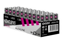 Элемент питания щелочной AAA/LR03 1.5В Alkaline Pack-40 (уп.40шт) ФАZА 5023024 Элемент питания щелочной AAA/LR03 1.5В Alkaline Pack-40 (уп.40шт) ФАZА 5023024