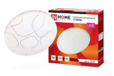 Светильник светодиодный DECO ГЛОРИЯ 36Вт 230В 6500К 2340лм 350мм IN HOME 4690612025117 Светильник светодиодный DECO ГЛОРИЯ 36Вт 230В 6500К 2340лм 350мм IN HOME 4690612025117