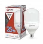Лампа светодиодная высокомощная LED-HP-PRO 25Вт цилиндр 6500К холод. бел. E27 2380лм 230В IN HOME 4690612031064 Лампа светодиодная высокомощная LED-HP-PRO 25Вт цилиндр 6500К холод. бел. E27 2380лм 230В IN HOME 4690612031064