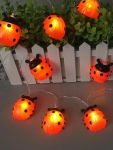 Гирлянда декоративная "Божья коровка" 6x5см 20LED на солнечной батарее бел. дл.4м (2+2м) аккумулятор АА NI-MH 600мА.ч КОСМОС KOC_SOL110 Гирлянда декоративная "Божья коровка" 6x5см 20LED на солнечной батарее бел. дл.4м (2+2м) аккумулятор АА NI-MH 600мА.ч КОСМОС KOC_SOL110