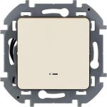 Выключатель 1-кл. Inspiria 10А IP20 250В 10AX с подсветкой/индикацией механизм сл. кость Leg 673611 Выключатель 1-кл. Inspiria 10А IP20 250В 10AX с подсветкой/индикацией механизм сл. кость Leg 673611