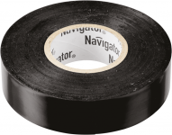 Изолента ПВХ 15мм (рул.10м) черн. NIT-B15-10/BL Navigator 71229 Изолента ПВХ 15мм (рул.10м) черн. NIT-B15-10/BL Navigator 71229