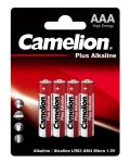 Элемент питания алкалиновый AAA/LR03 1.5В Plus Alkaline LR03-BP4 BL-4 (блист.4шт) Camelion 7369 Элемент питания алкалиновый AAA/LR03 1.5В Plus Alkaline LR03-BP4 BL-4 (блист.4шт) Camelion 7369