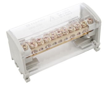 Распределительный блок фаза-ноль 8х12мм 2х11 отв.  125А