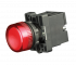 Лампа сигнальная в пластиковом корпусе LED 24В красная