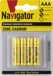 Элемент питания солевой AAA/LR03 94 767 NBT-NS-AAA/R03-BP4 (блист.4шт) NAVIGATOR 94767 Элемент питания солевой AAA/LR03 94 767 NBT-NS-AAA/R03-BP4 (блист.4шт) NAVIGATOR 94767