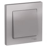 Выключатель 1-кл. СП AtlasDesign 10А IP20 (сх. 1) 10AX в сборе алюм. SE ATN000312 Выключатель 1-кл. СП AtlasDesign 10А IP20 (сх. 1) 10AX в сборе алюм. SE ATN000312