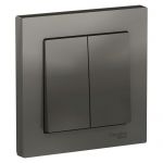 Выключатель 2-кл. СП AtlasDesign 10А IP20 (сх. 5) 10AX в сборе сталь SE ATN000952 Выключатель 2-кл. СП AtlasDesign 10А IP20 (сх. 5) 10AX в сборе сталь SE ATN000952
