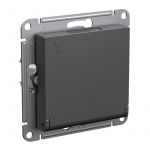 Розетка AtlasDesign 16А IP20 с заземл. защ. шторки с крышкой механизм базальт SE ATN001446 Розетка AtlasDesign 16А IP20 с заземл. защ. шторки с крышкой механизм базальт SE ATN001446