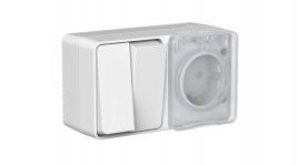 Блок ОП AtlasDesign PROFI IP54 (розетка 16А заземл. защ. шторки + 2-кл. выключатель 10А) сер. SE ATN543074 Блок ОП AtlasDesign PROFI IP54 (розетка 16А заземл. защ. шторки + 2-кл. выключатель 10А) сер. SE ATN543074