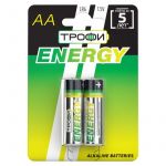 Элемент питания алкалиновый AA/LR6-2BL Eco (блист.2шт) Трофи Б0017045 Элемент питания алкалиновый AA/LR6-2BL Eco (блист.2шт) Трофи Б0017045