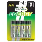 Элемент питания алкалиновый AA/LR6-4BL Eco (блист.4шт) Трофи Б0017046 Элемент питания алкалиновый AA/LR6-4BL Eco (блист.4шт) Трофи Б0017046