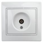 Розетка TV СП Plano 1-301-01 одиночная IP20 бел. Intro Б0027617 Розетка TV СП Plano 1-301-01 одиночная IP20 бел. Intro Б0027617