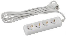 Удлинитель 4х3м с заземл. 16А IP20 U-4e-3m-3х1 ПВС 3х1 Эра Б0028374 Удлинитель 4х3м с заземл. 16А IP20 U-4e-3m-3х1 ПВС 3х1 Эра Б0028374